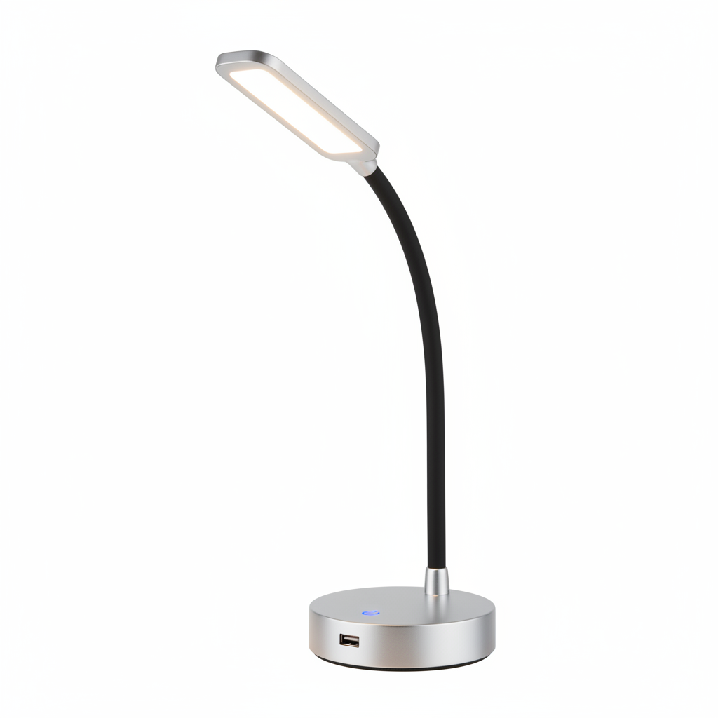 LED Desk Lamp with USB Charging Port